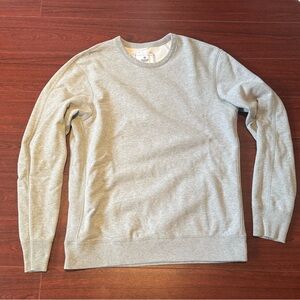 Reigning Champ Light Gray Crewneck Sweater